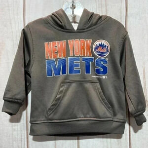MLB New York Mets Toddler Pullover Hoodie Sweatshirt Size 2T